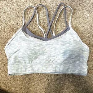Gray Women's Sports Bra